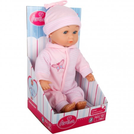 Amia Weichbaby Baby Puppe 30cm Mädchen Rosa