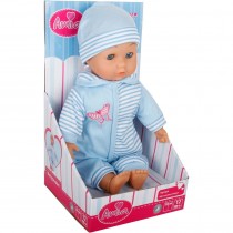 Amia Weichbaby Baby Puppe 30cm Junge Blau