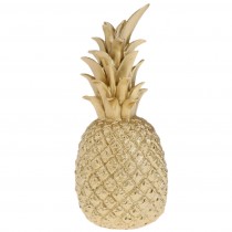 Goldene Ananas Dekoration 18cm