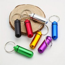 7 Stück Pillendose mit Schlüsselanhänger