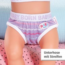 Zapf Creation BABY born Unterwäsche Lila Hasen