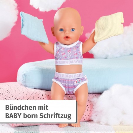 Zapf Creation BABY born Unterwäsche Lila Hasen