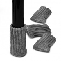Stuhlsocken, Stuhlbeinsocken, 4 Stück, Grau