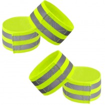 4 Stück Reflektorbänder – Reflektierende Sicherheitsarmbänder