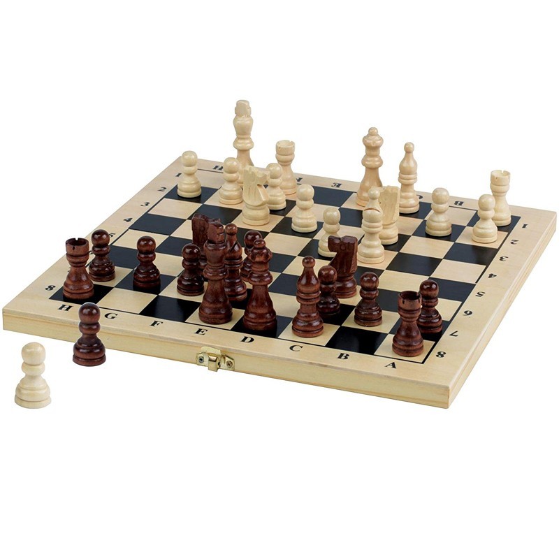 Natural Games Schachkassette hell 29x29 cm