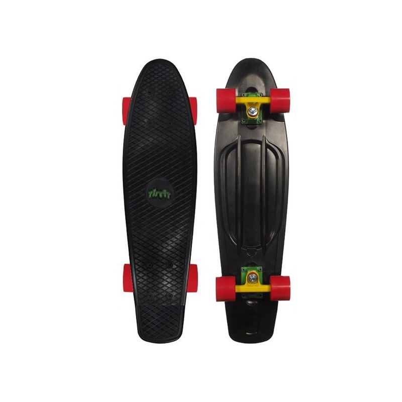 Area Candy Board Skateboard 28" schwarz-rot ab 10 Jahren