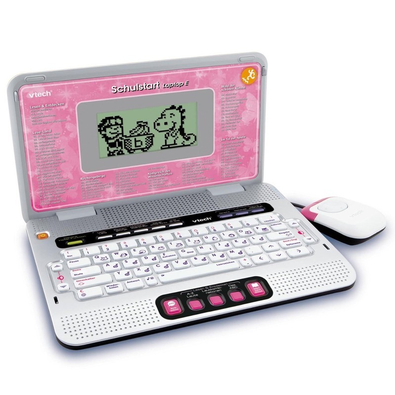 VTech Schulstart Lerncomputer Laptop E pink 80-109794