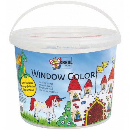 Kreul Fensterfaben Window Color Eimer 7 Farben mit Zubehör