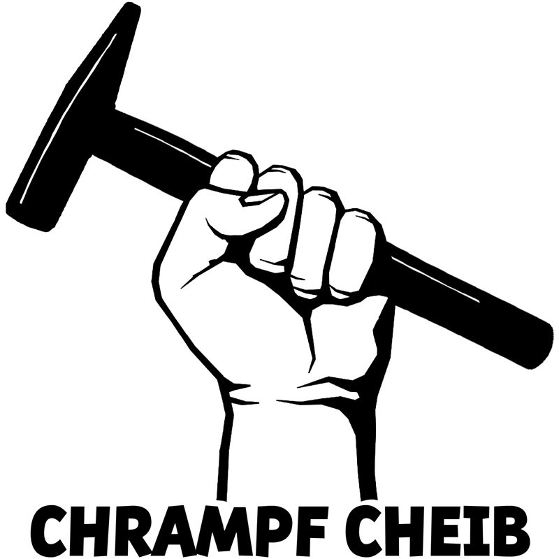Aufkleber Chrampf Cheib V2