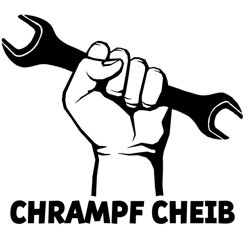 Aufkleber Chrampf Cheib V1