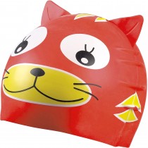 Beco Kinder-Badekappe Katze Rot
