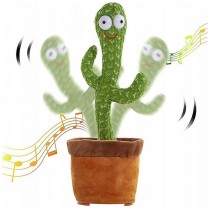 Tanzender Kaktus Sprechender und Singender Plüsch-Kaktus 32cm