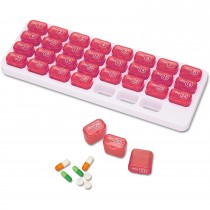 Tablettenbox Monat - 31 Tage Rot