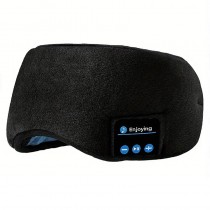 Bluetooth Schlafmaske mit Kopfhörer, Kabellose Schlaf-Kopfhörer Schwarz