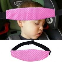Kinder-Kopfhalterung für Autositze, Kinder-Kopfband für Autokindersitze Sterne Pink